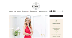 Desktop Screenshot of femme.ee